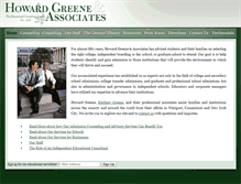Tablet Screenshot of howardgreeneassociates.com